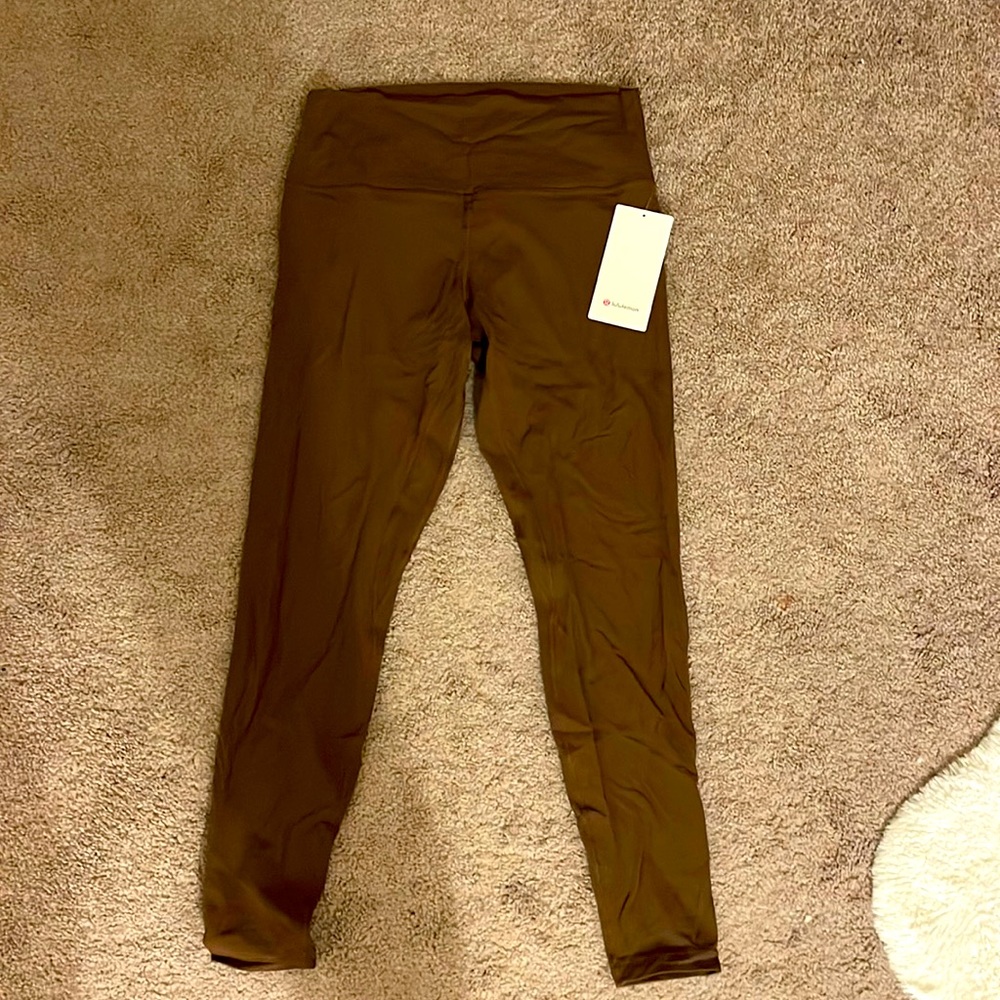 BNWT Lululemon Align Ribbed HR Pant SZ 12 Java